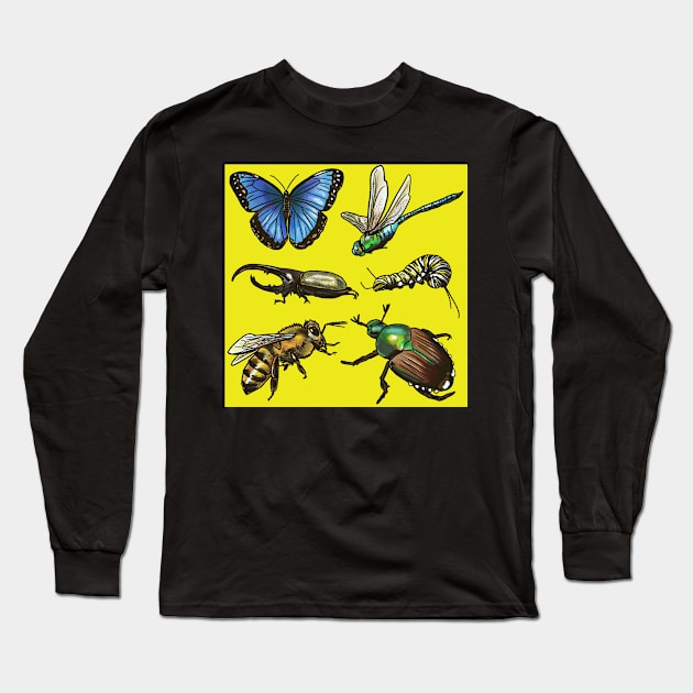 Bug Collection Long Sleeve T-Shirt by shehitsback